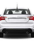 Rear view of Chrysler 200 with 8 Inch Rubber Car Antenna For Chrysler 200 2011 2014 Car Wash Safe Internal Copper Coil Mast Replacement