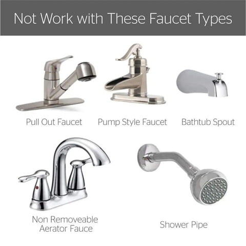 Faucet Mounted Eyewash Station For Emergency Eye Flush Converts Any Sink Into A Ready To Use Eye Wash Unit, not for pull-out or pump style faucets.
