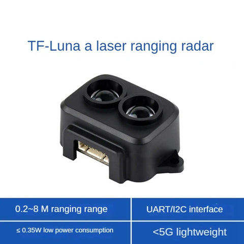 TF Luna LiDAR Range Sensor Module Single Point Micro Ranging 0.2 To 8 Meters With Time Of Flight Distance Measurement For Arduino
