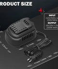 Heavy Duty 20V AC To DC Power Adapter transforms your cordless gear with flexible 1.8m cable, suitable for 500 watts.