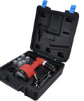 Pneumatic Rivet Nut Setting Kit For M3 To M12 Nuts, Air Powered Riveter Gun in storage case with tools and nuts visible
