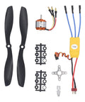A2212 1400KV Brushless RC Drone Motor With 30A ESC For 2 To 3S LiPo Power kit components view