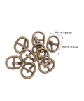 150 Pieces Mini Belt Fasteners Alloy Buckles For Sewing Crafts Small Metal Buckles With Single Prong