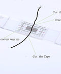 Concrete Crack Monitor Kit Set Of 5 For Standard And Corner Tell Tale Cracks Easy Readout With 40x20mm Crosshair