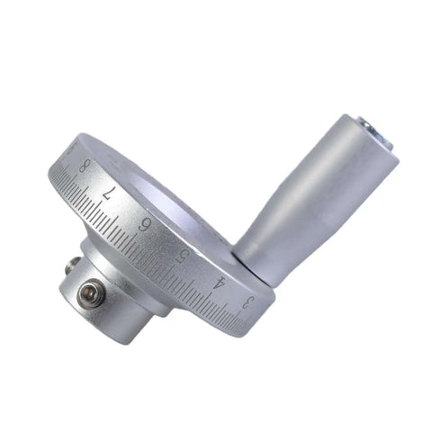 Aluminum Revolving Handwheel for Machinery and Industrial Apps With Engraved Scale Markings, Adjustable Inner Hole Diameters, Heavy Duty