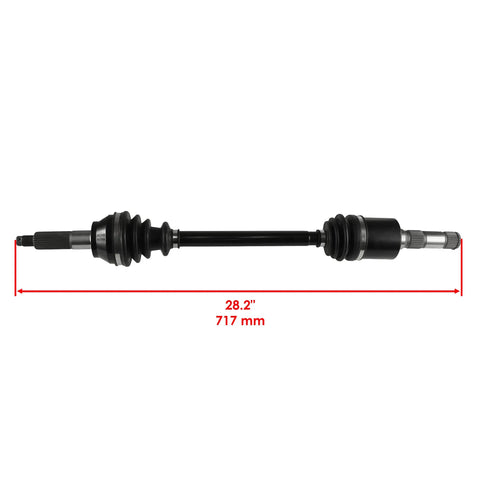 Beefed Up Rear Left Complete CV Joint Axle For Polaris Ranger 2x4 4x4 6x6 700 2008 2009 2010 2017 Direct Fit Replacement OEM Numbers 1332502 1332575 1332647 1332721 1332876 2203741 2204857, 28.2 in