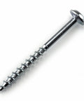 Zinc Pocket Hole Screws 2 Inch Coarse Thread Maxi Loc Head For Indoor Woodworking And Cabinetry 250 Count Pack For Softwood And Plywood