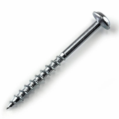 Zinc Pocket Hole Screws 2 Inch Coarse Thread Maxi Loc Head For Indoor Woodworking And Cabinetry 250 Count Pack For Softwood And Plywood