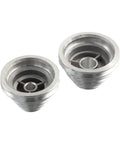 Beefy Aluminum Pagoda Pulley Wheels 2 Pack For Benchtop Drill Press With 14mm And 22mm Bore 5 Step Transmission Sheaves For A Type V Belt M8 Set