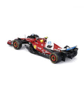 Ferrari 1:43 Die Cast 2025 Season Car With Helmet Hamilton 44 Display Ready Model for Collectors, rear side view