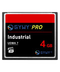 Ready To Roll 4GB Compactflash Memory Card With Blazing Fast UDMA Speeds And Rock Solid Shockproof Build For Vintage Digital Cameras And Demanding Worksite Applications, showing black and red design.