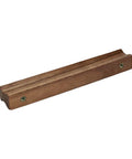 Walnut wood cabinet pull from Walnut Wood Cabinet Pulls Set 10 Pcs Solid Wood Strip Type Handles For 5 Inch Center Holes 128mm Spacing Natural Finish