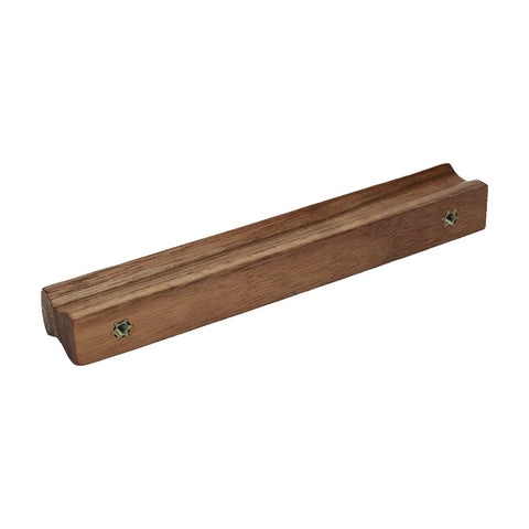 Walnut wood cabinet pull from Walnut Wood Cabinet Pulls Set 10 Pcs Solid Wood Strip Type Handles For 5 Inch Center Holes 128mm Spacing Natural Finish