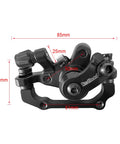 Aluminum Alloy Rear Disc Brake For Mountain Bikes Beefy Stopping Power Smooth Control Easy Install Caliper