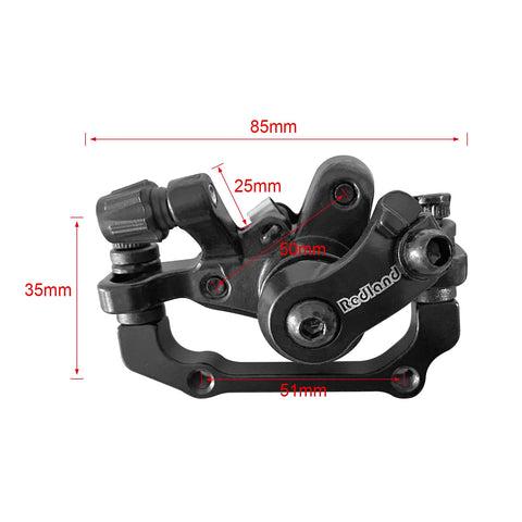 Aluminum Alloy Rear Disc Brake For Mountain Bikes Beefy Stopping Power Smooth Control Easy Install Caliper