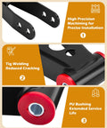 Rear Drop Shackle Kit For 1999-2019 Chevy Silverado 1500 And GMC Sierra 1500 Adjustable 1 To 2 Inch Lowering Shackle details