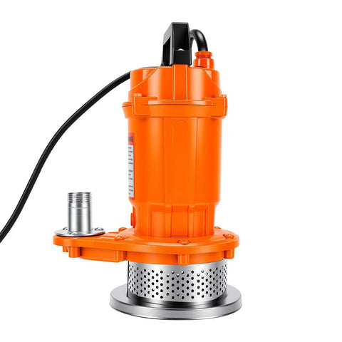 Jiawu 6000GPH Submersible Water Pump High Flow Transfer for Home Farm Industrial Use Compact Low Noise Powerful Motor Orange With Us Plug Perfect For Draining Pool Fish Tank Irrigation Projects Easy Setup And Reliable Performance