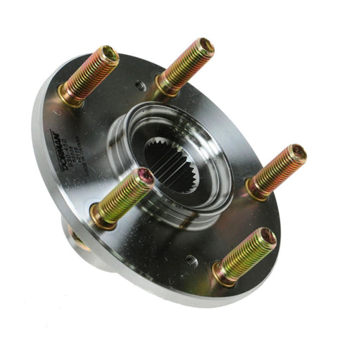 Side view of Front Wheel Bearing And Hub Kit 2 Piece Direct Fit OE Replacement For Acura CL RSX TL Honda Accord CR V Element Includes Two Bearings And Two Hubs Drop In Ready