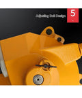 Heavy Duty Retractable Tool Balancer 2m With Hook And Wire Rope For Adjustable Suspended Tooling Use On Assembly Lines Capacity 0.5 To 1.2 Kg close-up of adjusting bolt