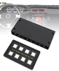 8 Gang Car Touch Switch Panel With IP68 Waterproof LED Indicators For Vehicle Capacitive Touch Control Panel 12V Up To 60A