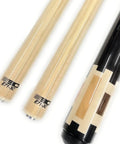 Top Shelf Carom Pool Cue For Three Cushion Billiards Featuring S30 E71 Maple Shafts And A Patented Vp2 Joint, detailed view of shafts.