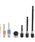 Grab This Epic 7-Piece Impact Grade Power Hand Tool Set With Magnetic Socket And Hex Shank Drill Adapter Perfect For All Your Drilling Gigs And Heavy Duty Jobs Guaranteed To Rock Your World. 7-piece steel bit adapter set