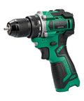Boss Grade Brushless Cordless Drill Driver With Quick Swap Metal Keyless Chuck, featuring ergonomic design and brushed finish.