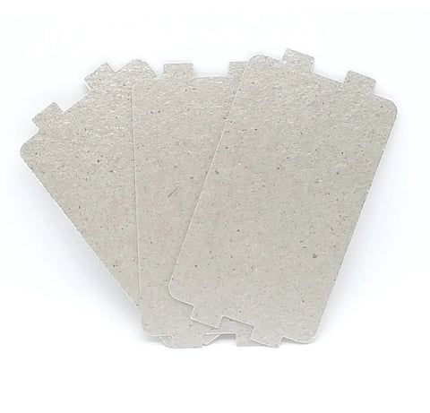 3 Pack Microwave Mica Sheets Waveguide Covers Replacement Kit For Ovens 4.2 X 2.5 Inch Universal Fit