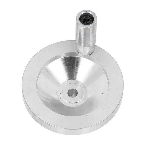 Hand Wheel With Revolving Handle For CNC Lathes, Aluminum Alloy Wheel For 0618 CJ0618A 7x10 7x12 7x14 Lathes, Chamfered Hole