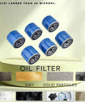Six Pack Engine Oil Filter And Drain Plug Gasket Kit Fits Hyundai Elantra Santa Fe Sonata Accent Kona And Kia Forte Forte5 From 1997 To 2024 Replaces 26300 35504 MZ690116