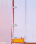 Built Tough Heavy Duty Truck Door Hinge With Galvanized Iron Carriage Shaft For Trailer Door 8.5mm Hole Diameter, Smooth Opening, Sturdy Build, Easy Install, Reliable Performance For Truck Side Doors, mounted on trailer door