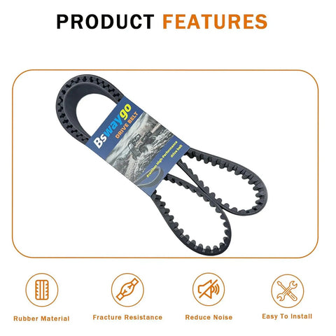Heavy Duty Aramid Rear Drive Belt With 136 Teeth And 1.5 Inch Width For Harley Tour Models Like Electra Glide Flht Fxr 1985 To 1996 in rubber material.