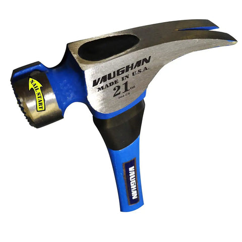 California Framer Fiberglass Hammer With Milled Face, 21-Ounce Weight, epoxy-sealed eye, steel wedged, pro-grade grip, USA-made