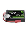 3800mAh 7.4V 2S1P LiPo Battery Pack With JST SYP Plug For QX7 Controller, black casing with red and white wires