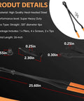 Internal Retaining Ring Pliers For GM Transmissions Large Snap Ring Pliers Fixed length 26in with straight tips, heat-treated steel.