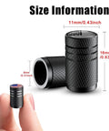 American Flag Aluminum Tire Valve Stem Caps Universal Fit For Cars Trucks Motorcycles Bicycles Dust Proof Covers Corrosion Resistant Black And White National Flag 12 Pack Easy Install For Any Ride size details