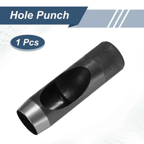 Leather Hole Punch 25mm Hollow Round Puncher Cutter Carbon Steel Pro Grade Tool for Belts Watch Bands Gaskets DIY Repair