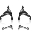 Premium Powergear Suspension Kit Featuring Front Lower Control Arm And Sway Bar Links For 2016 To 2023 Toyota Tacoma Trucks front and side view