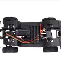 Top view of Chassis Frame Kit For TRX4M AX8560 1 18 Scale RC Car showing wheelbase and wiring details.