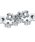 Four Claws T Nuts Blind Tee With Prongs For Speaker And Furniture M6x8mm Heavy Duty Wood Fasteners Secure Non Rotating Fit