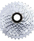 8 Speed 11-34 Tooth Bike Cassette Silver CSM55 for Shimano and SRAM Indexed Drivetrains with Lightweight Hardened Steel Cogs