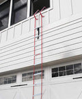 Fire Escape Ladder For Two Story Home With Anti-Skid Rungs, Portable Emergency Escape Gear, Easy To Deploy And Store Up To 15 Feet on house exterior