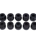 Six black dies from Manual Bead Roller Kit For Sheet Metal Fabrication Pro Grade Heavy Duty Rotary Forming Machine