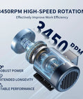 Heavy Duty 2 Horsepower 60 Gallon Air Compressor Electric Motor with 3450 RPM high-speed rotation for efficient performance.