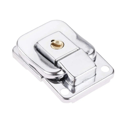 Key Hasp Toggle Lock For Jewelry Boxes And Wooden Chests, Suitcases, Leather Bags And Purses, 38x28mm Closure In Zinc Alloy