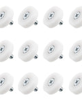 Three Quarter Inch Drawer Slide Rollers Beefy 12 Pack Replacement Wheels POM Plastic Pulleys With Stainless Steel Threaded Rod