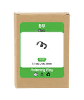 50 Pack External Retaining Rings 5.25mm One Quarter Inch 65Mn Carbon Steel E Clip Circlip Snap Rings Pro Grade packaging