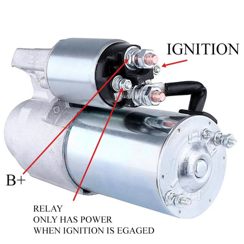 12V Marine Inboard Starter PMGR CW For Mercruiser OMC GM Sterndrive Fits 1984 1998 Marine Engines wiring details