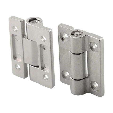 Ball Bearing Door Hinges Zinc Alloy Adjustable Torque Flat Hinge 360 Degree Rotation Easy Install Furniture Cabinets
