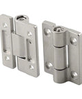 Smooth Ride Concealed Door Hinges With Zinc Alloy Construction Adjustable Torque Flat Hinge 360 Degree Rotation Easy Install